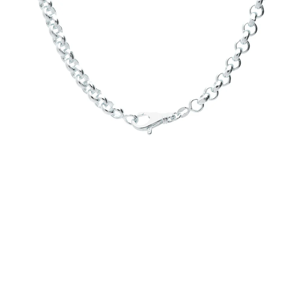 Sterling Silver Round Belcher Link Chain - Image 2