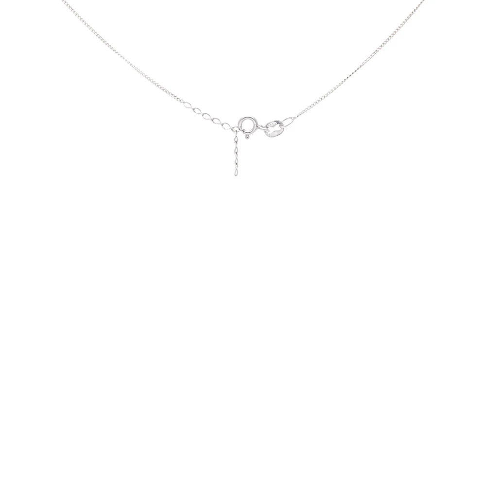 Sterling Silver Solitaire CZ Pendant - Image 2