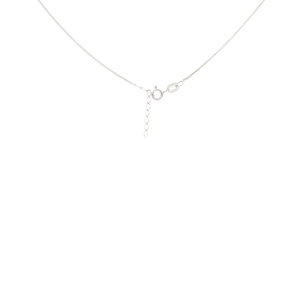 Sterling Silver Tear Drop CZ Pendant - Image 2