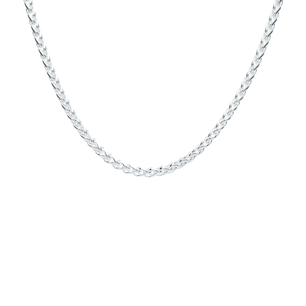 Sterling Silver Thin Wheat Link Chain