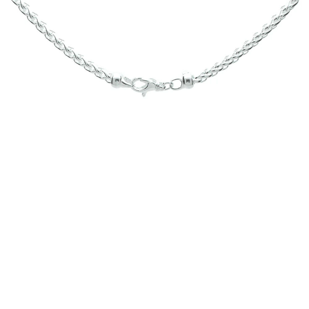 Sterling Silver Thin Wheat Link Chain - Image 2