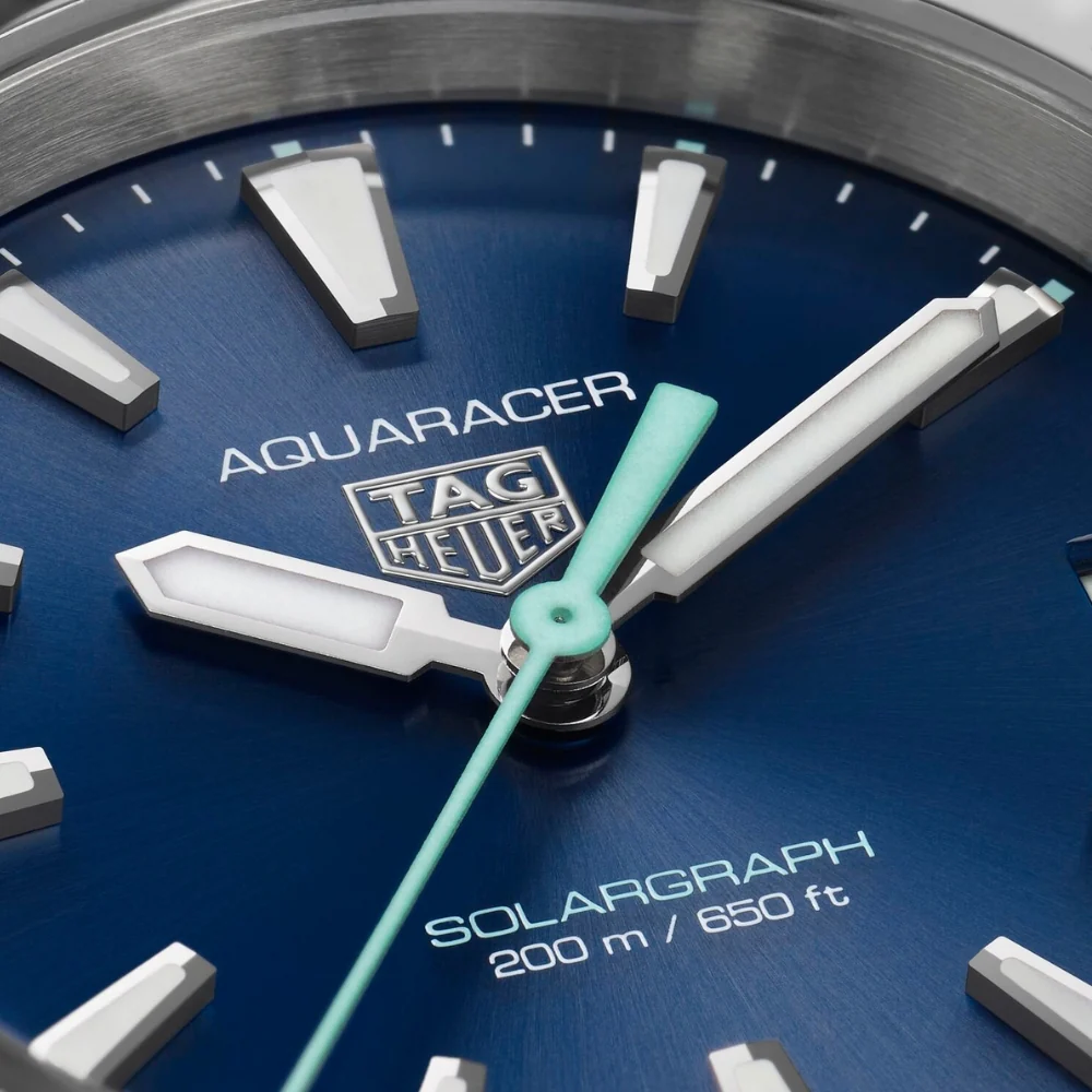 TAG Heuer Aquaracer Professional 200 Solargraph Blue Dial 34mm Watch - Image 5