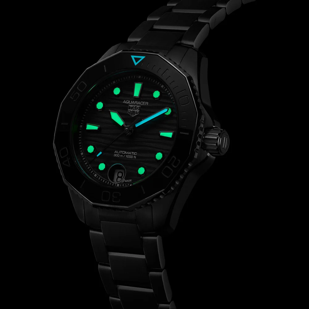 TAG Heuer Aquaracer Professional 300 Black Dial Watch - Image 4