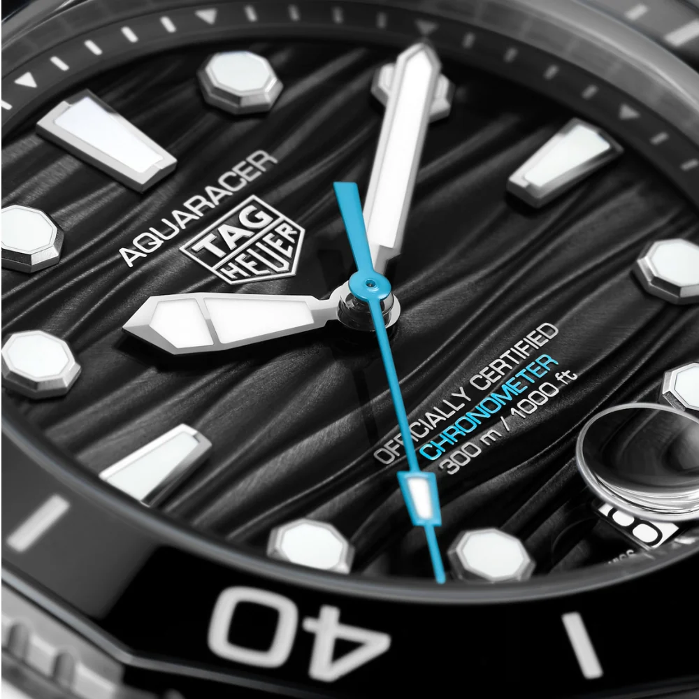 TAG Heuer Aquaracer Professional 300 Date 42mm Black Dial Watch - Image 4
