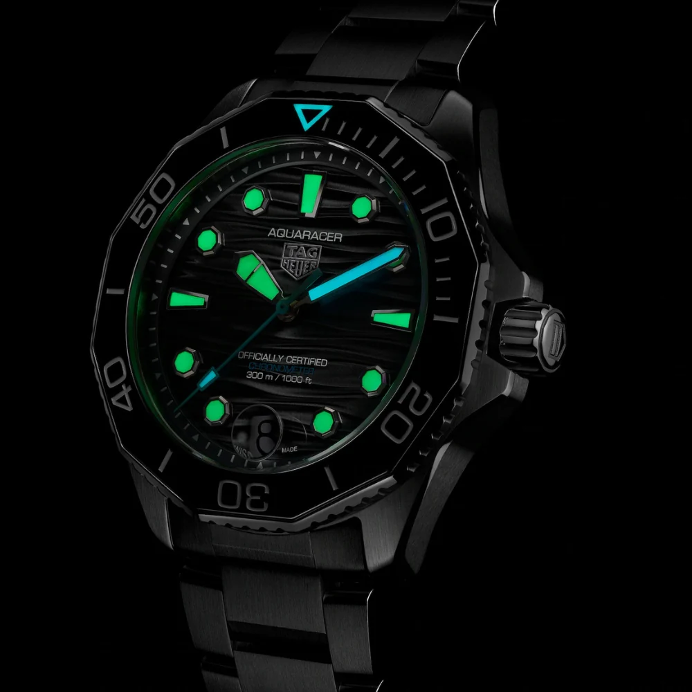 TAG Heuer Aquaracer Professional 300 Date 42mm Black Dial Watch - Image 5