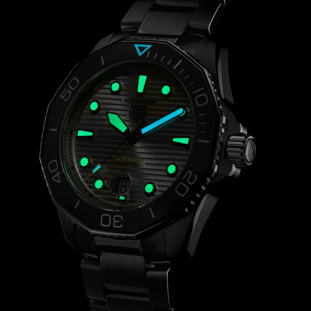 TAG Heuer Aquaracer Professional 300 Silver Dial Watch - Image 5