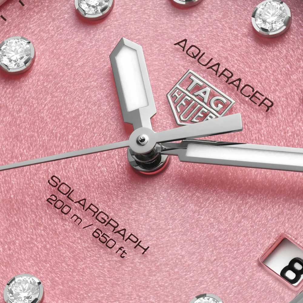 TAG Heuer Aquaracer Professional Pink Dial Solargraph - Image 5