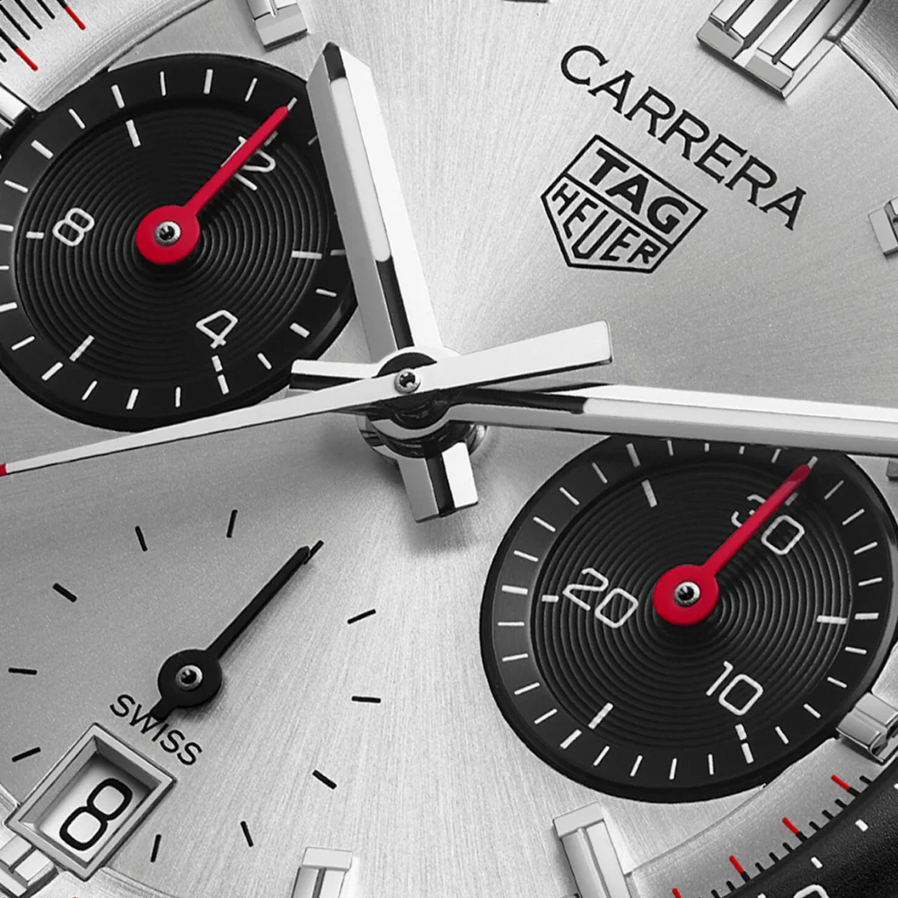 TAG Heuer Carrera Chronograph 39mm White Dial Watch - Image 4