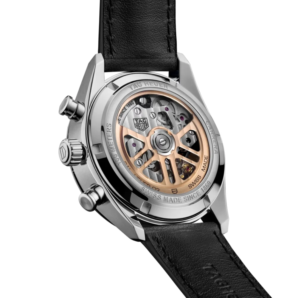 TAG Heuer Carrera Chronograph Black Dial 42mm Watch - Image 6