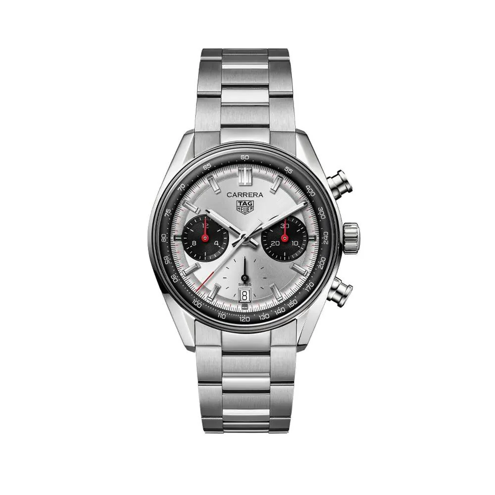 TAG Heuer Carrera Chronograph Silver Dial 39mm Watch