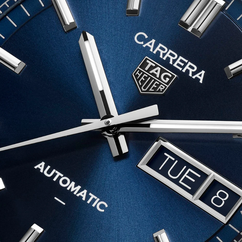 TAG Heuer Carrera Day-Date 41mm Blue Dial Watch - Image 4