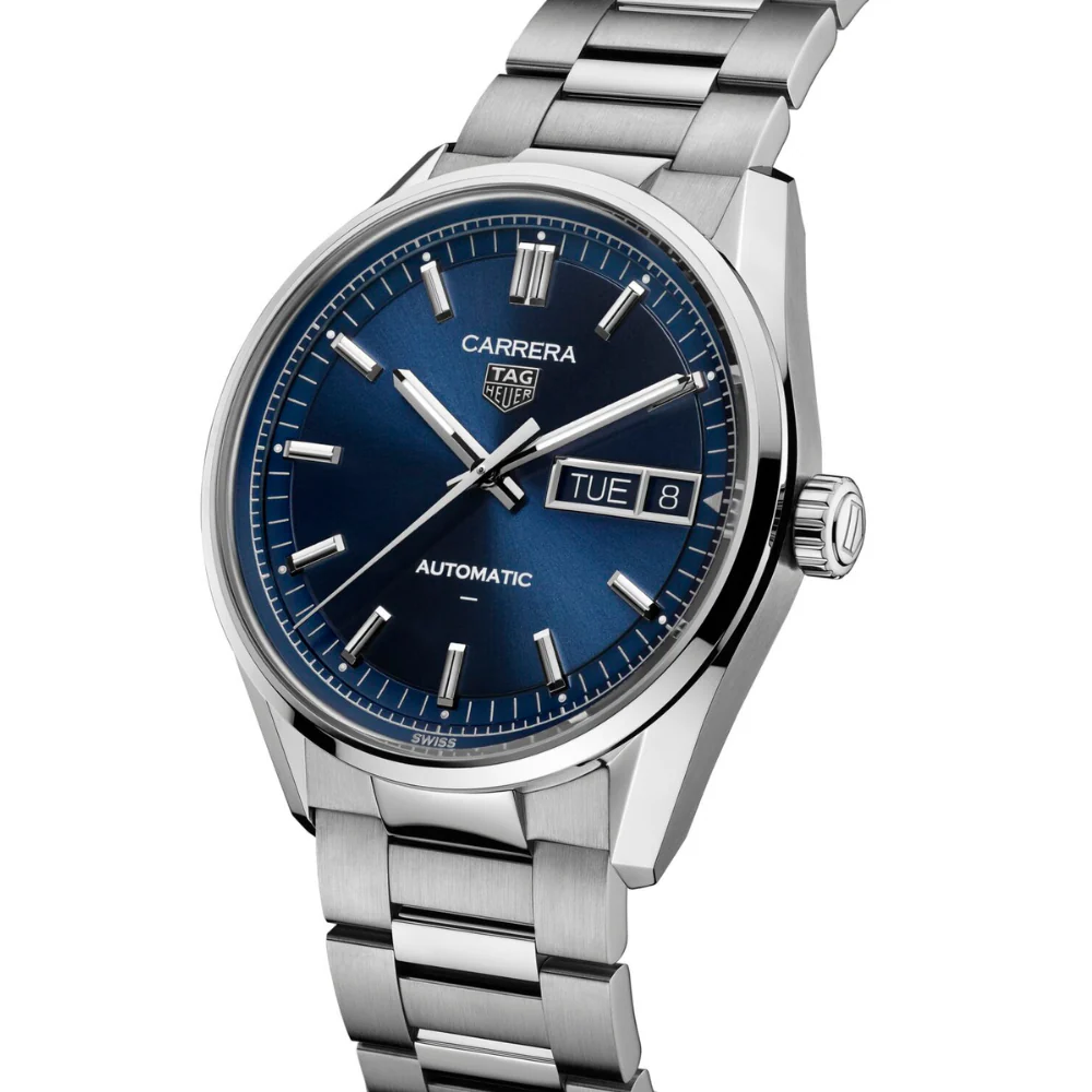 TAG Heuer Carrera Day-Date 41mm Blue Dial Watch - Image 5
