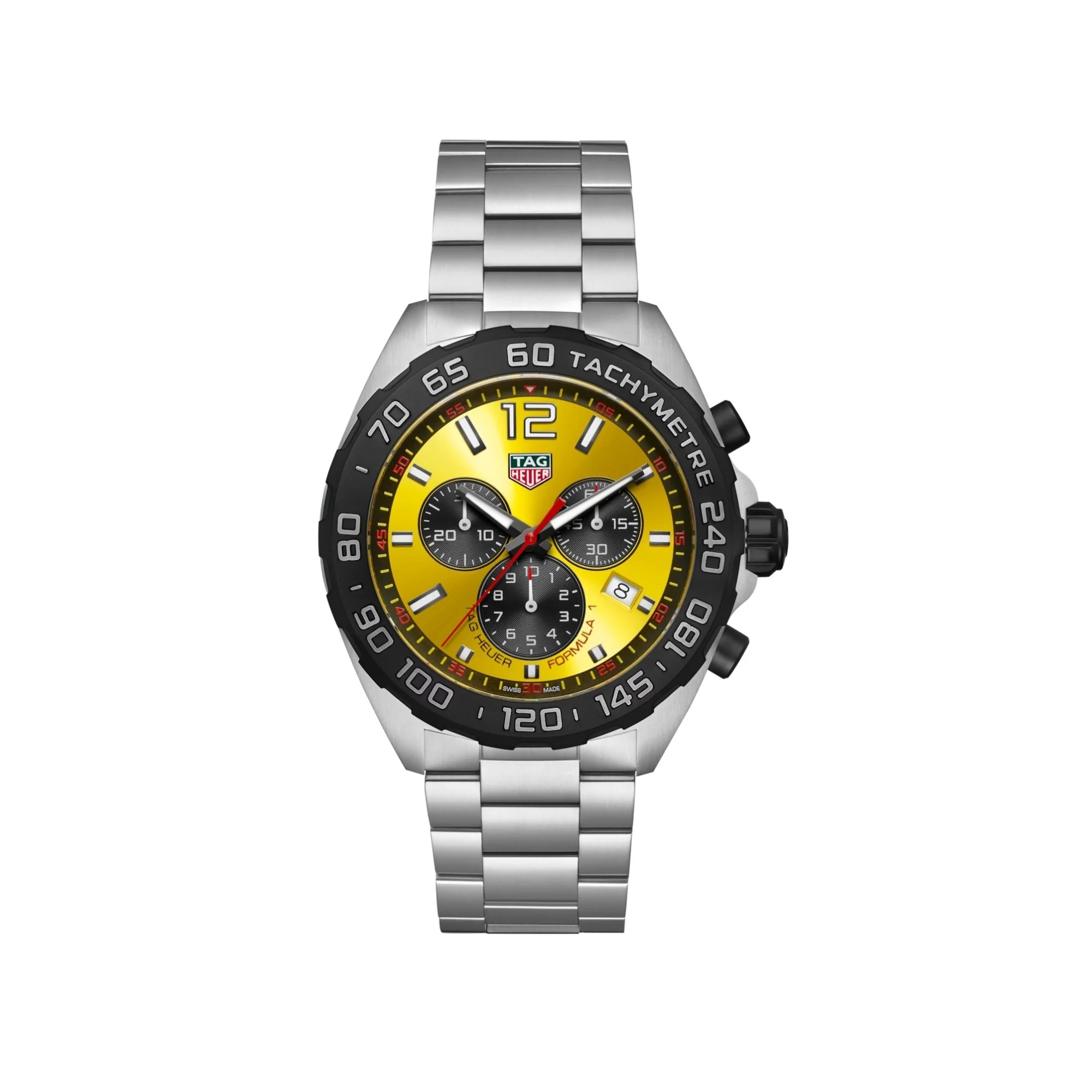 TAG Heuer Formula 1 Chronograph Yellow Bracelet Watch