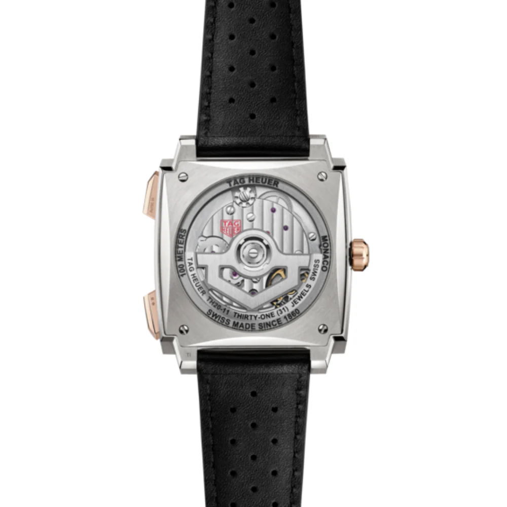 TAG Heuer Monaco Chronograph 39mm Black Dial Watch - Image 2