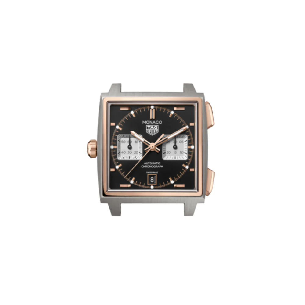 TAG Heuer Monaco Chronograph 39mm Black Dial Watch - Image 4