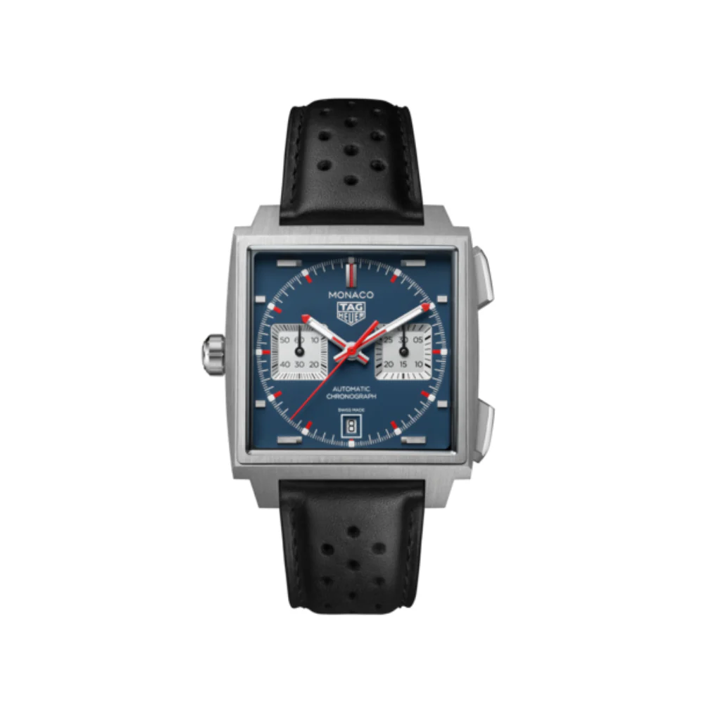 TAG Heuer Monaco Chronograph 39mm Blue Dial Watch