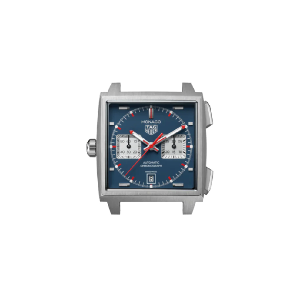 TAG Heuer Monaco Chronograph 39mm Blue Dial Watch - Image 4