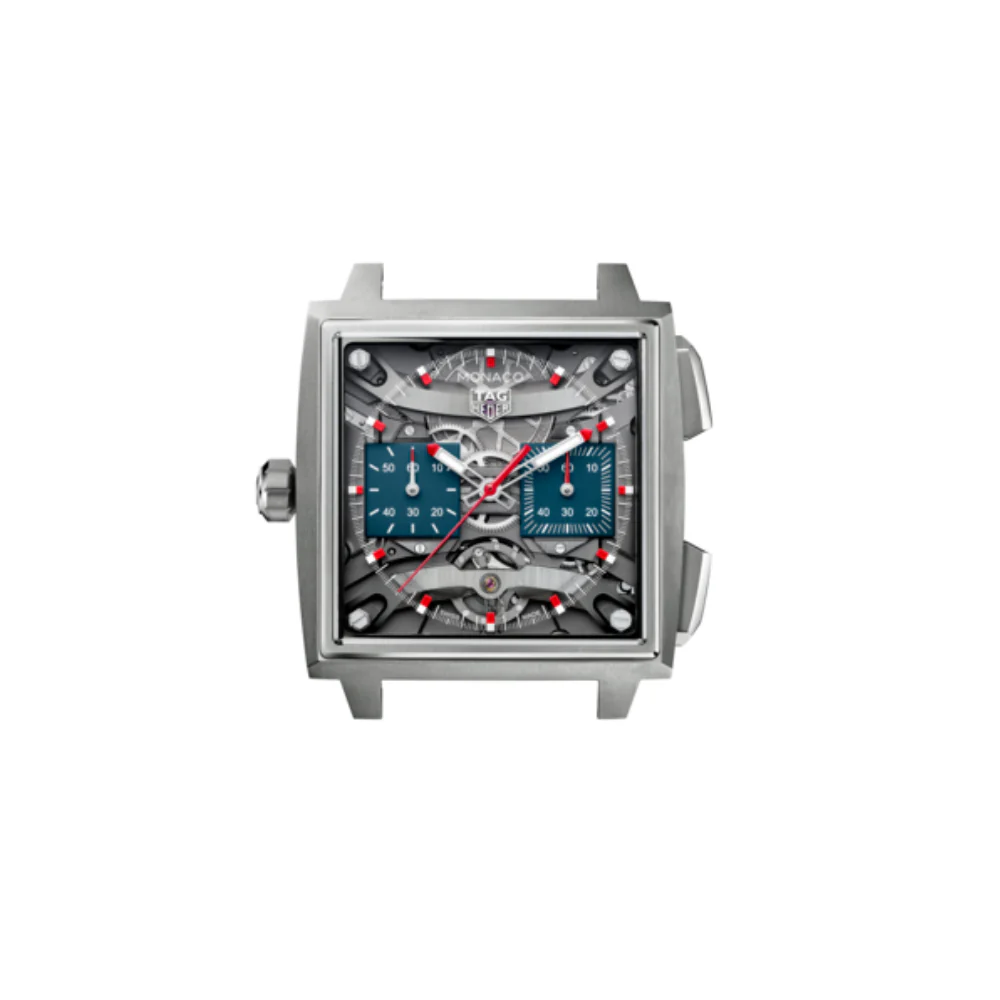 TAG Heuer Monaco Evergraph 41mm Transparent Dial Watch - Image 5