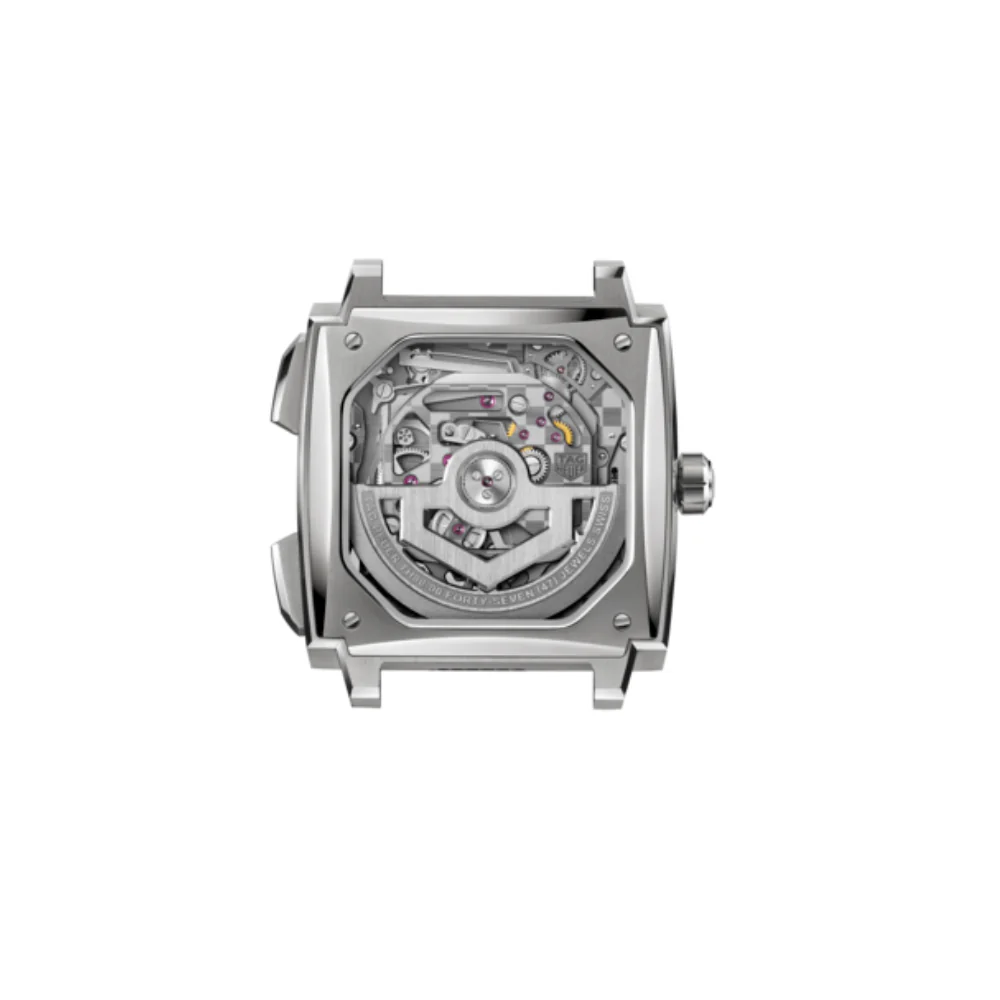 TAG Heuer Monaco Evergraph 41mm Transparent Dial Watch - Image 6