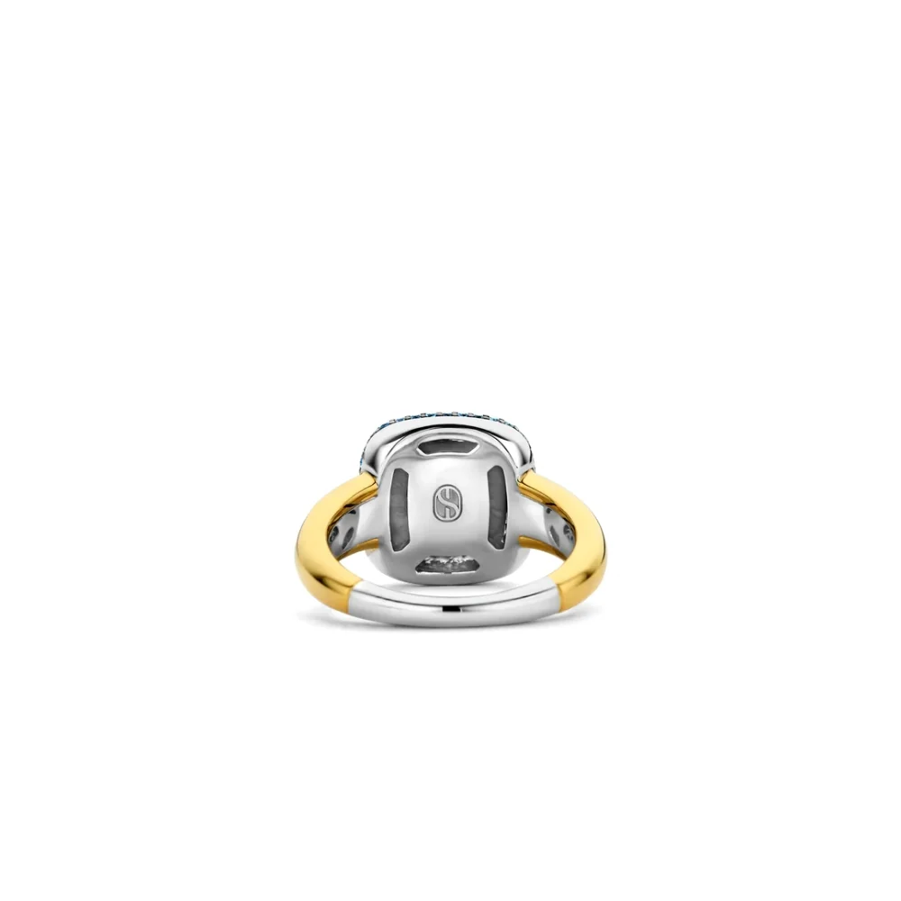 Ti Sento Cushion-Set Turquoise Ring - Image 3