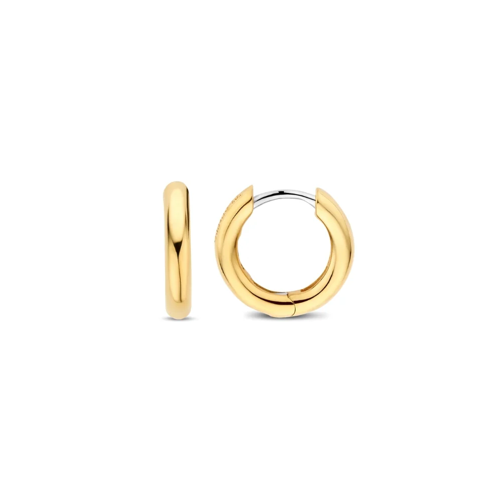 Ti Sento Gold Plated Hoop Earrings