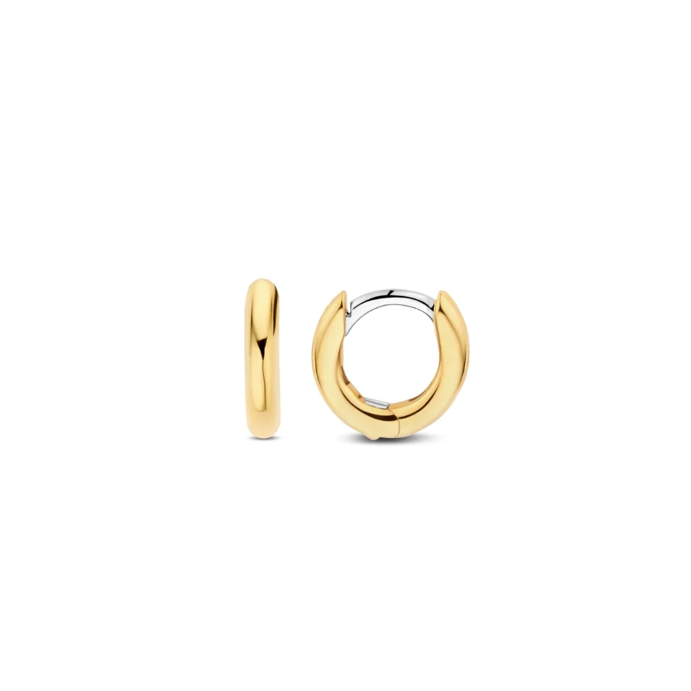 Ti Sento Gold Plated Huggie Hoop Earrings