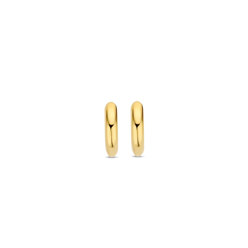 Ti Sento Gold Plated Mini Huggie Hoop Earrings