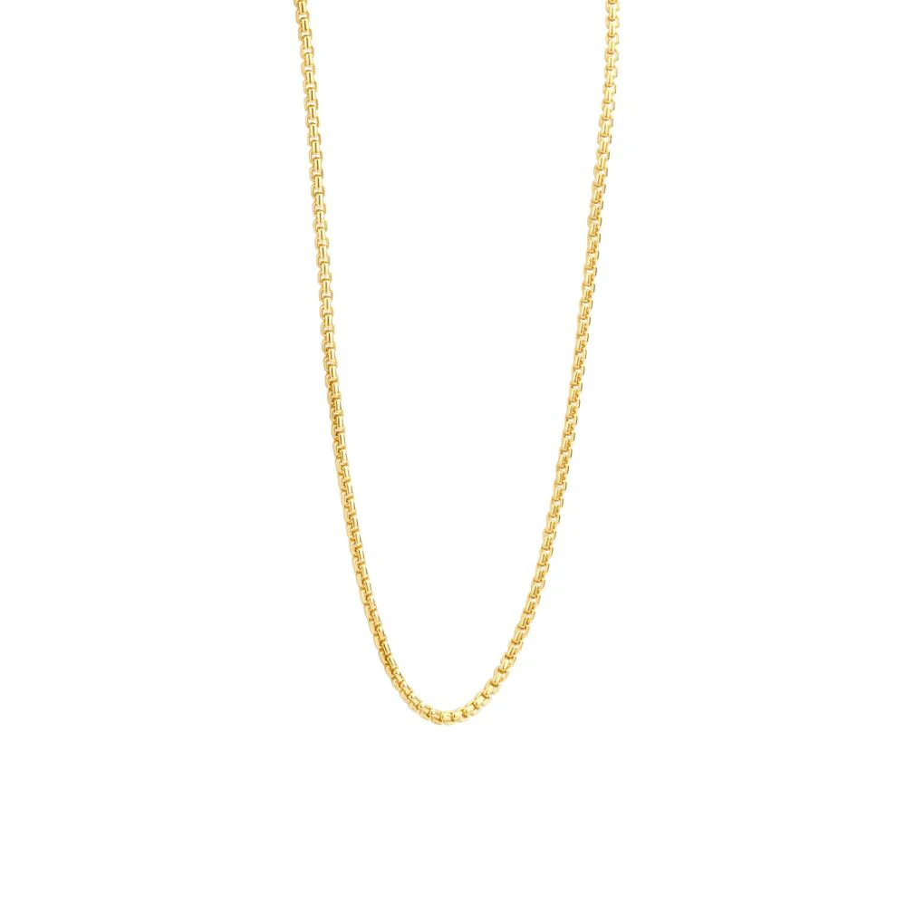 Ti Sento Milano Minimalist Gold Plated Chain Necklace