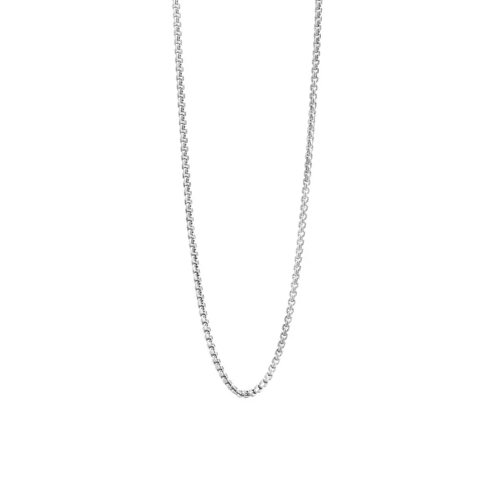 Ti Sento Milano Minimalist Silver Chain Necklace - Image 2