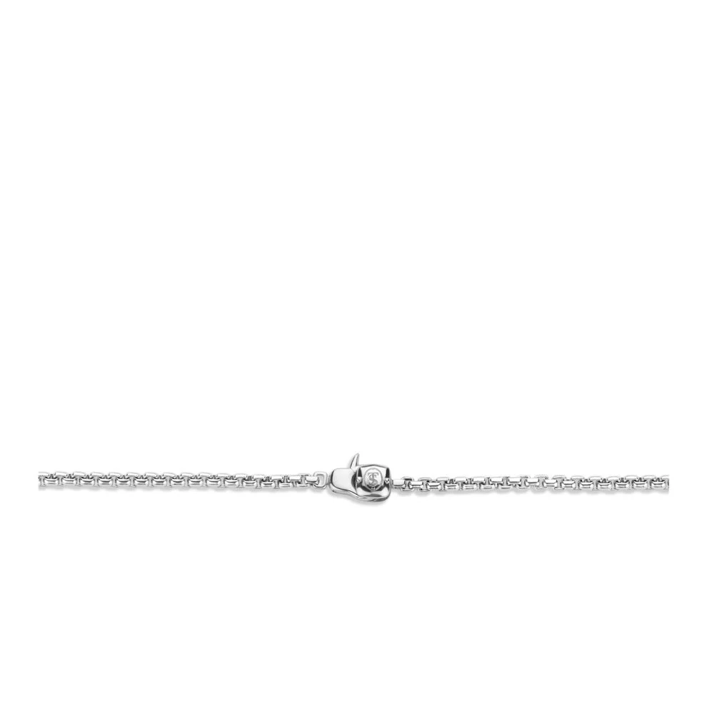 Ti Sento Milano Minimalist Silver Chain Necklace - Image 4