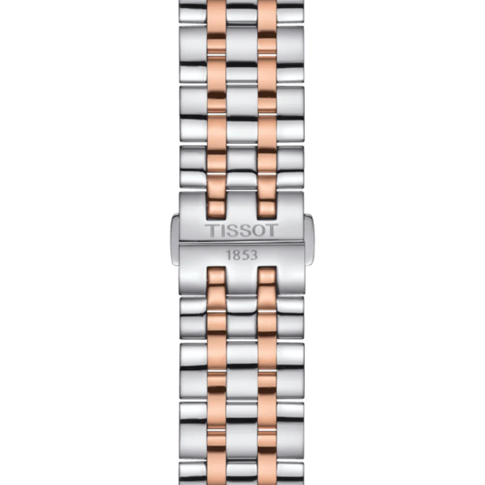 Tissot Classic Stainless Steel & Rose PVD 42mm Silver Dial Watch - Image 4