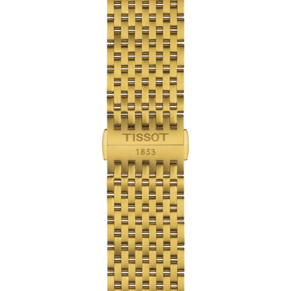 Tissot Everytime Stainless Steel & Yellow PVD 40mm Green Dial Watch - Image 4