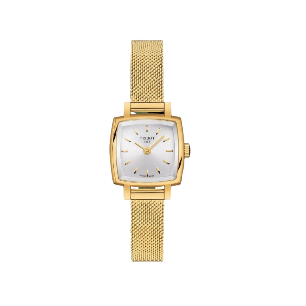 Tissot Lovely Square Gold 20mm Watch