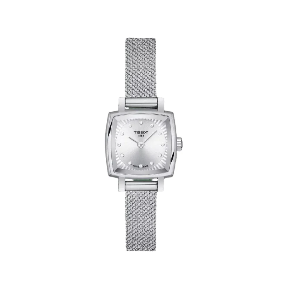 Tissot Lovely Square Silver 20mm Watch