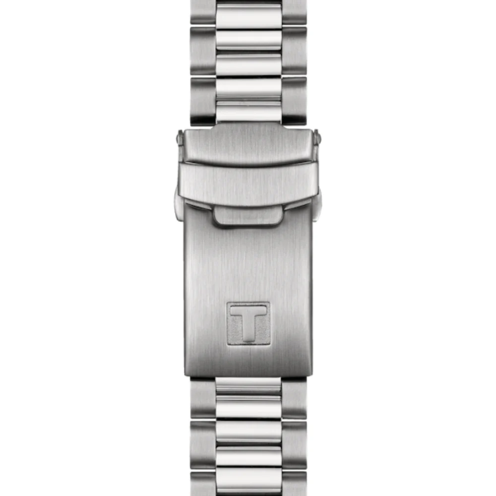 Tissot PR516 Chronograph Stainless Steel 40mm Black Dial Watch - Image 6