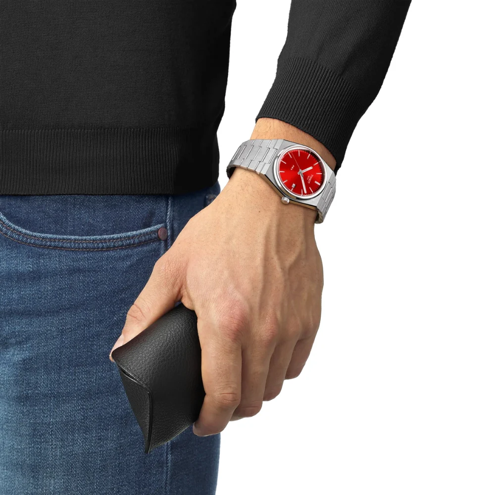 Tissot PRX 40MM Red Dial Watch - Image 5