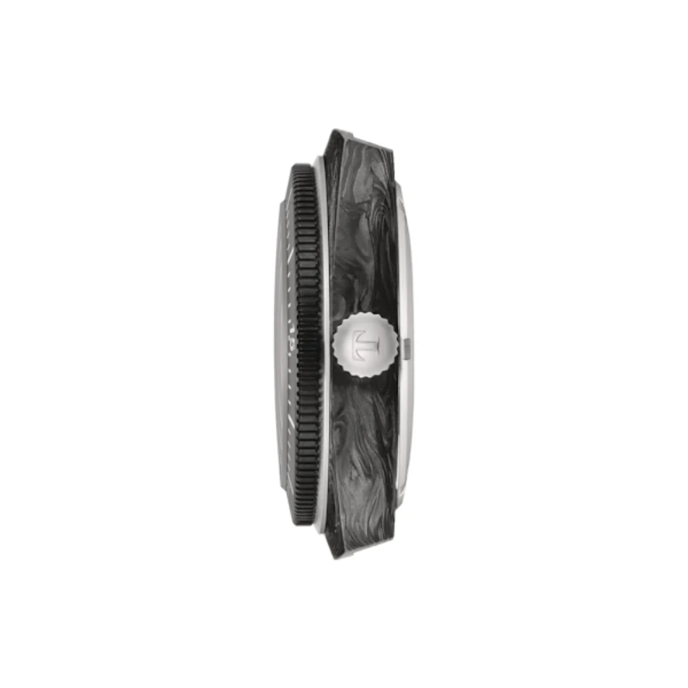 Tissot Sideral S Stainless Steel Yellow 41mm Black Dial Watch - Image 3
