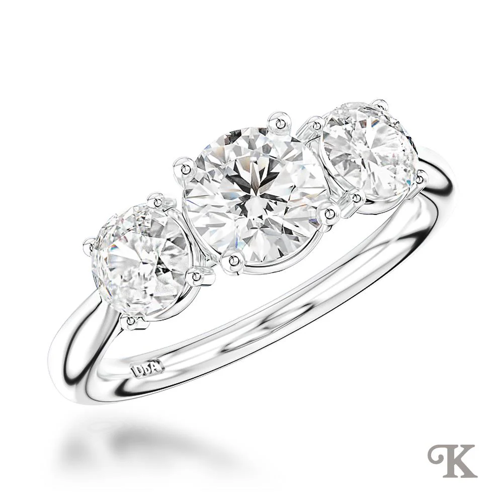 Trilogy Classic Three Stone