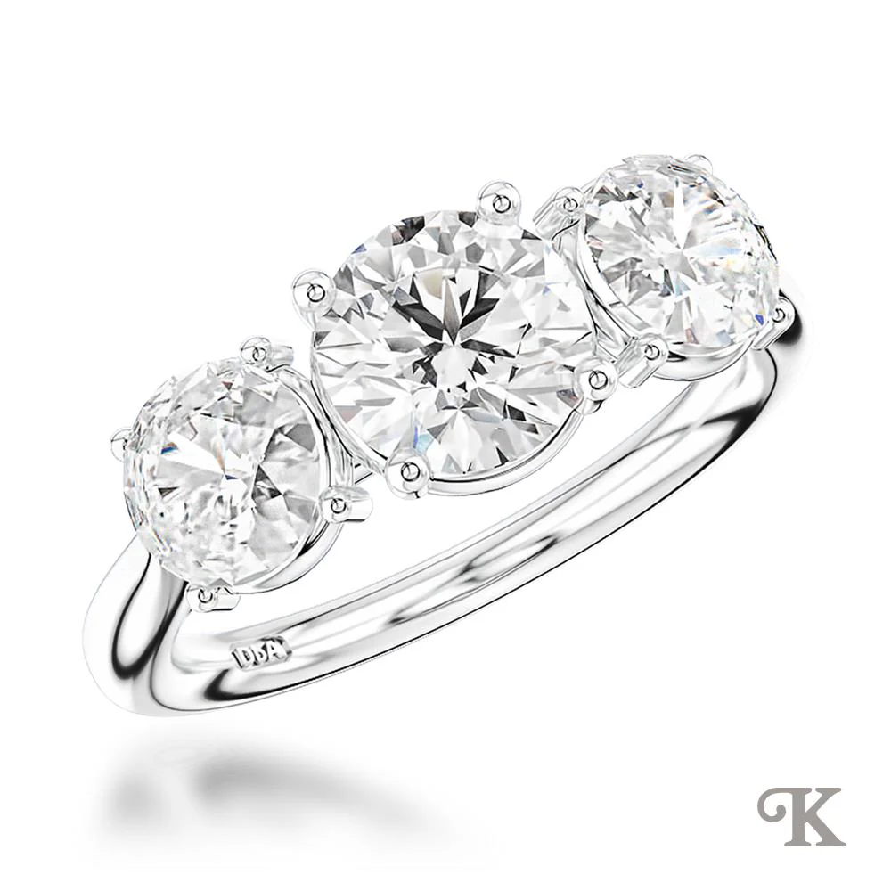 Trilogy Classic Three Stone