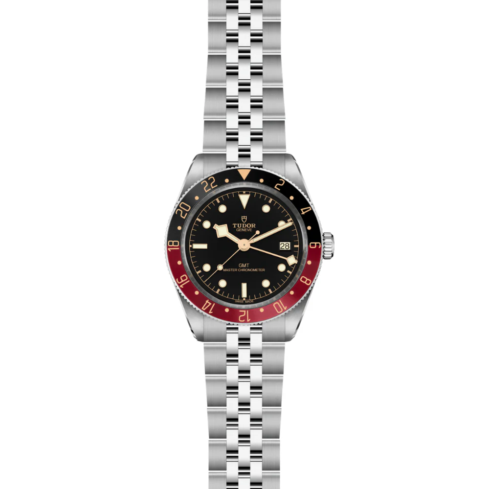 TUDOR Black Bay 58 GMT 39mm Black & Red Watch - Image 3