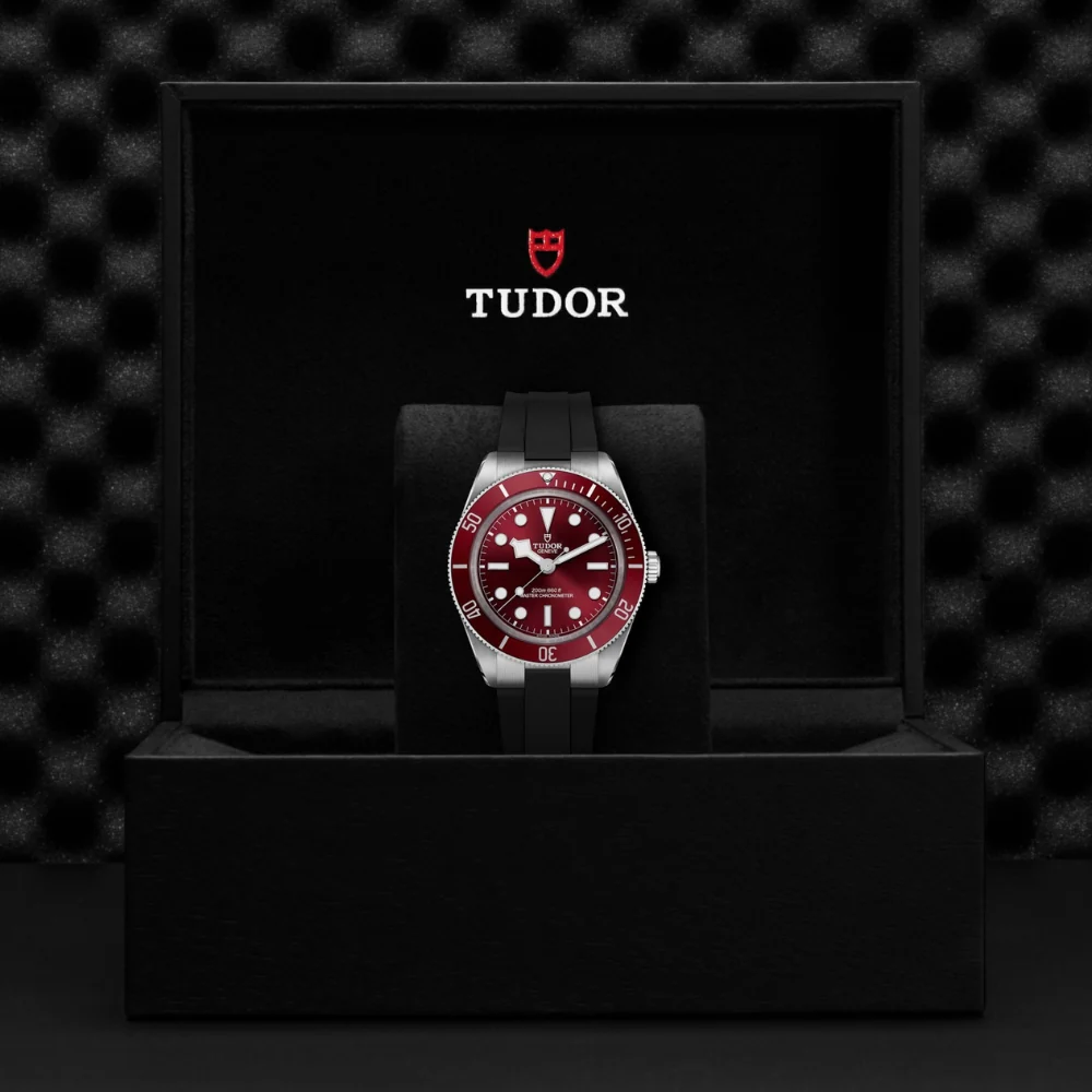 TUDOR Black Bay 58 Rubber Strap Burgundy Dial - Image 4