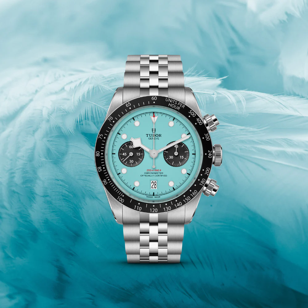 TUDOR Black Bay Chrono "Flamingo Blue" 41mm Watch - Image 3