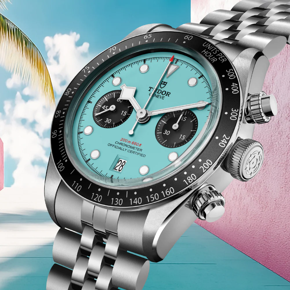 TUDOR Black Bay Chrono "Flamingo Blue" 41mm Watch - Image 4