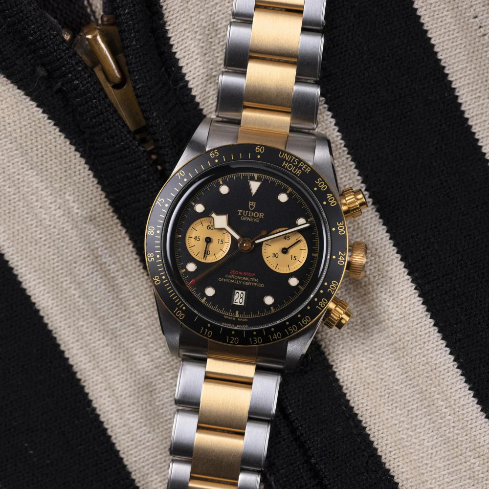 TUDOR Black Bay Chrono S&G Calibre MT5813 Two Tone Watch - Image 4