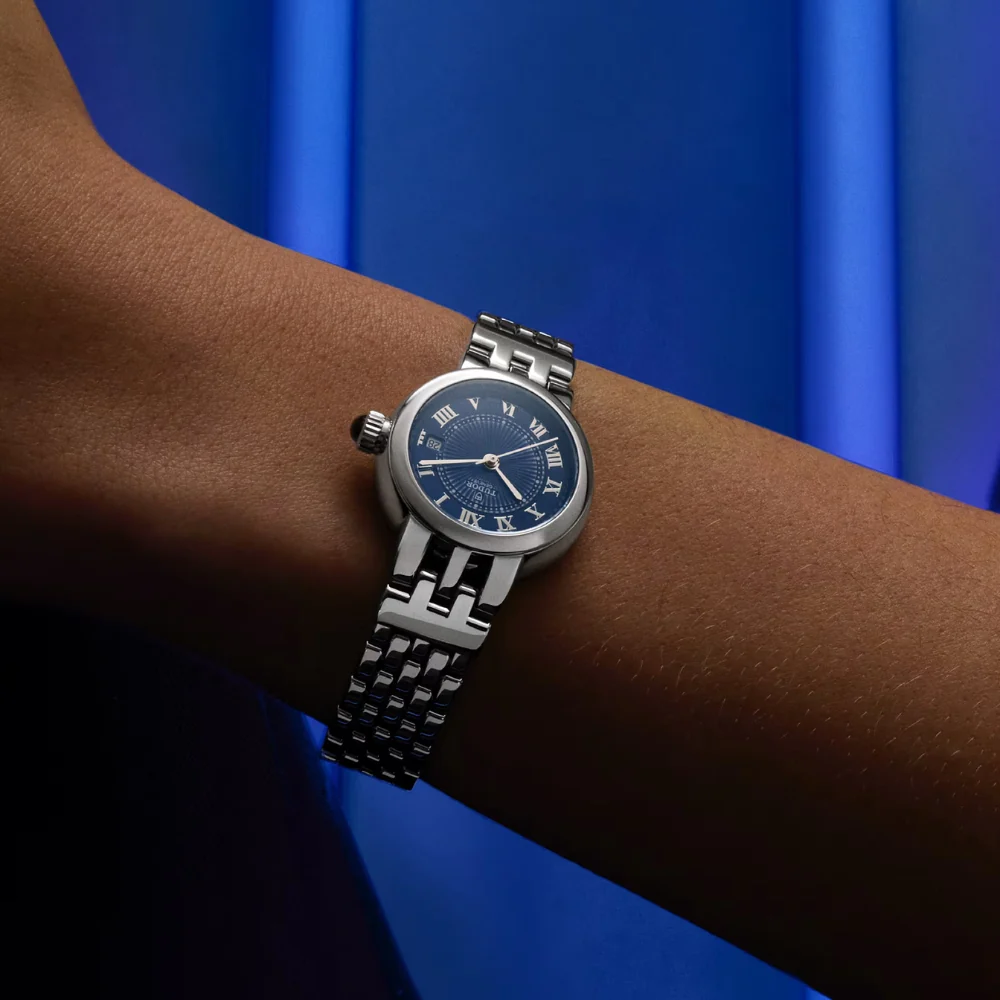 Tudor Clair De Rose Blue Dial 30mm Watch - Image 5