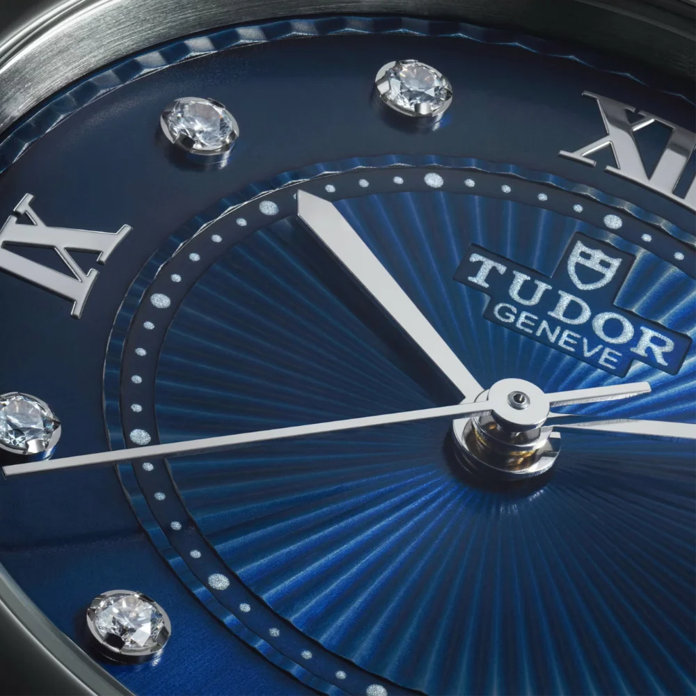 TUDOR Clair De Rose Blue Diamond Dial 34mm Watch - Image 3