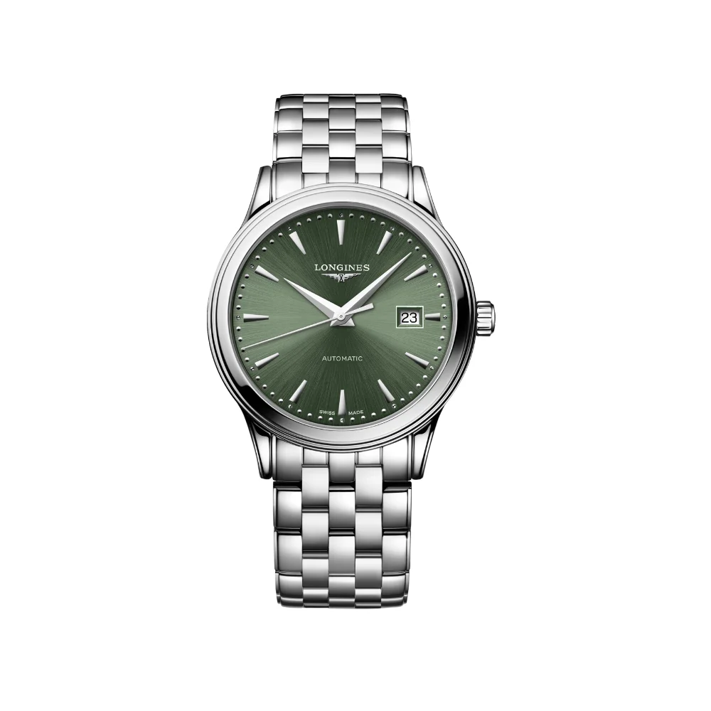 Longines Flagship Stainless Steel Green Dial Watch