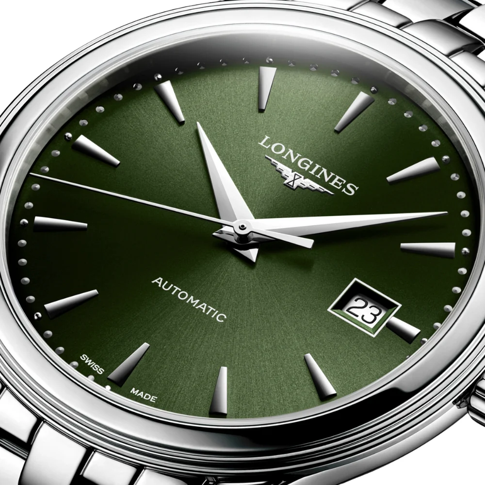 Longines Flagship Stainless Steel Green Dial Watch - Image 3