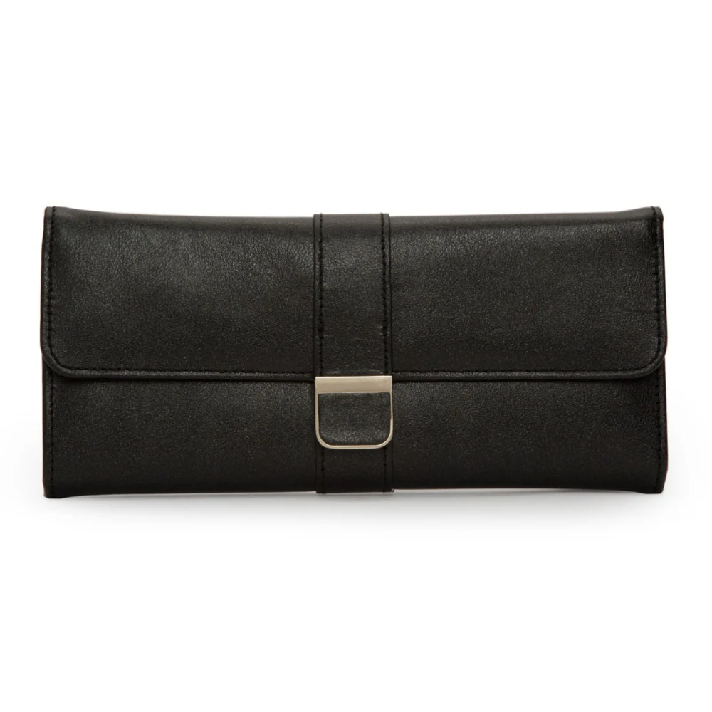 WOLF Palermo Travel Jewellery Box Black Colour