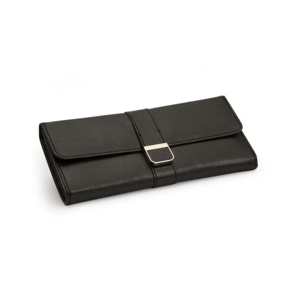WOLF Palermo Travel Jewellery Box Black Colour - Image 2
